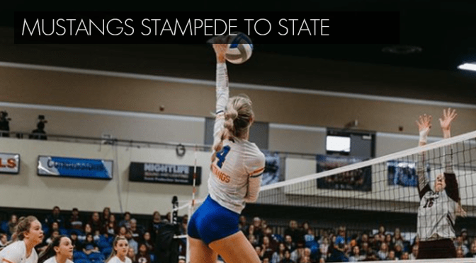 Mustangs Stampede to State